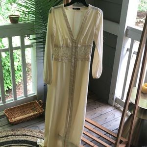 Boho button down Maxi